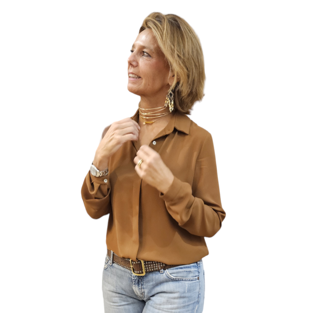 Camisa CANNES Cognac