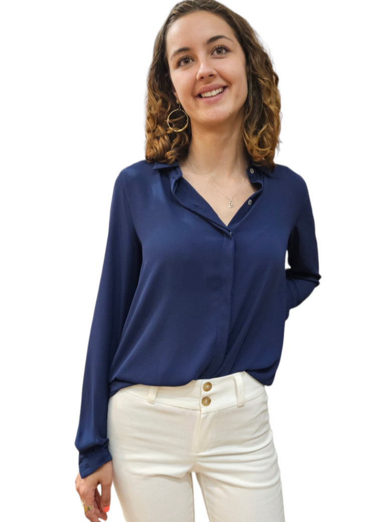 Camisa CANNES Azul Marino