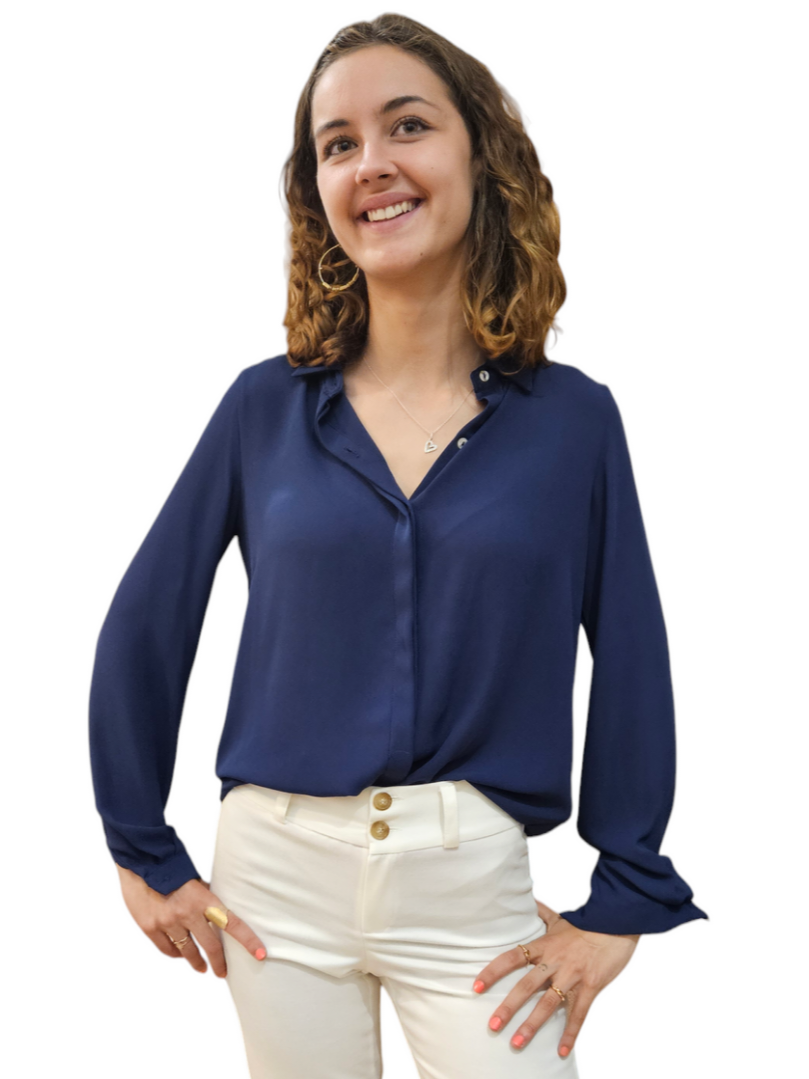 Camisa CANNES Azul Marino