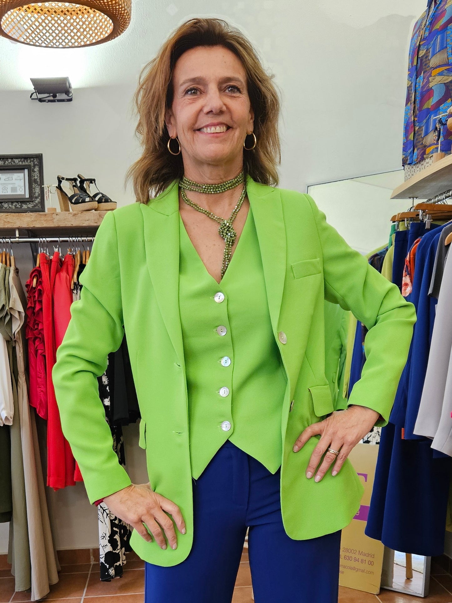 Blazer Suits Verde loro