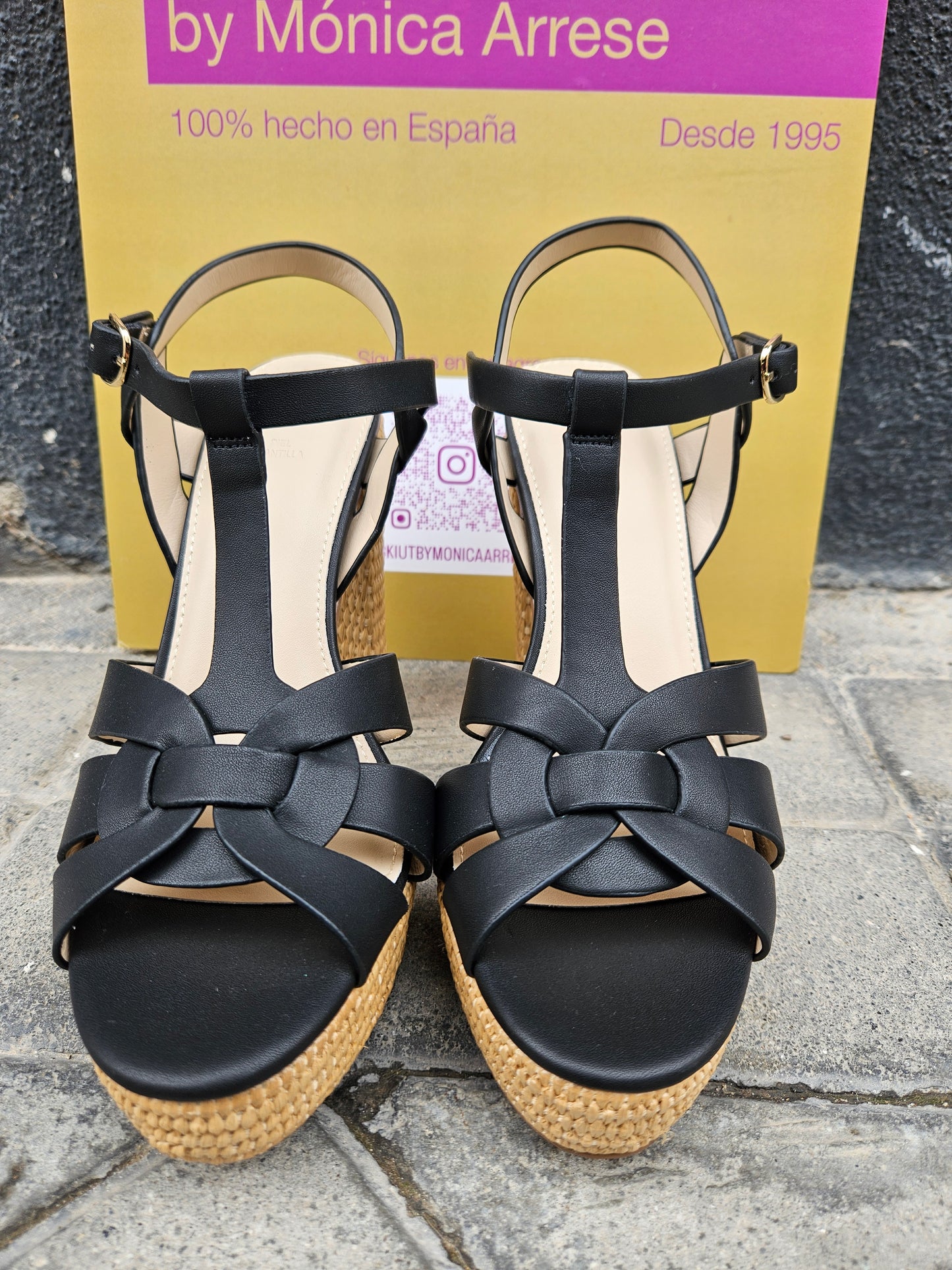 Sandalias plataforma Negro