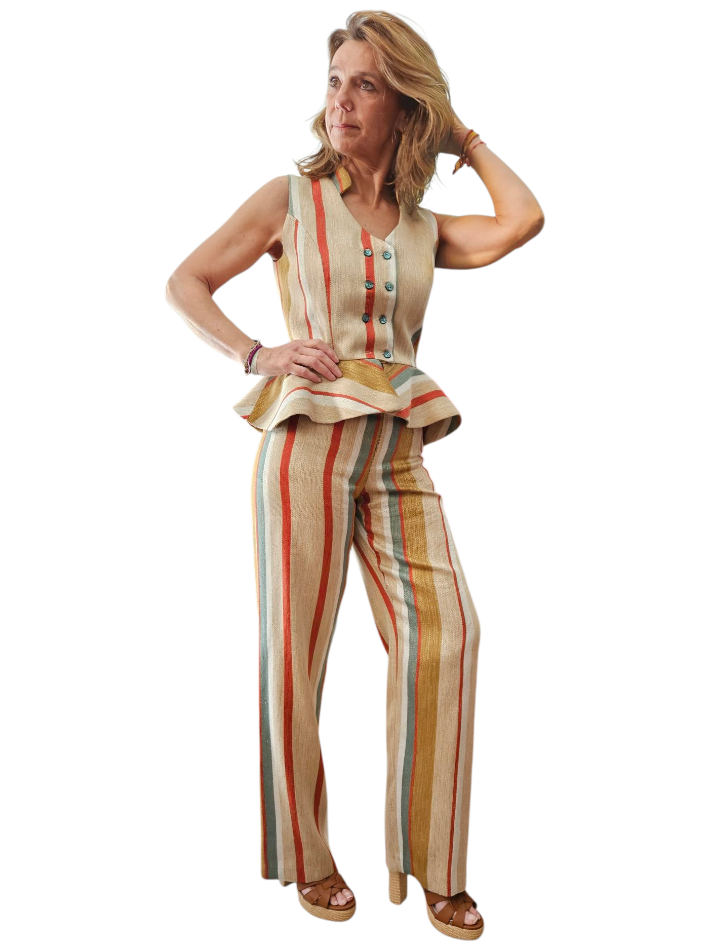 Pantalón UMO Rayas