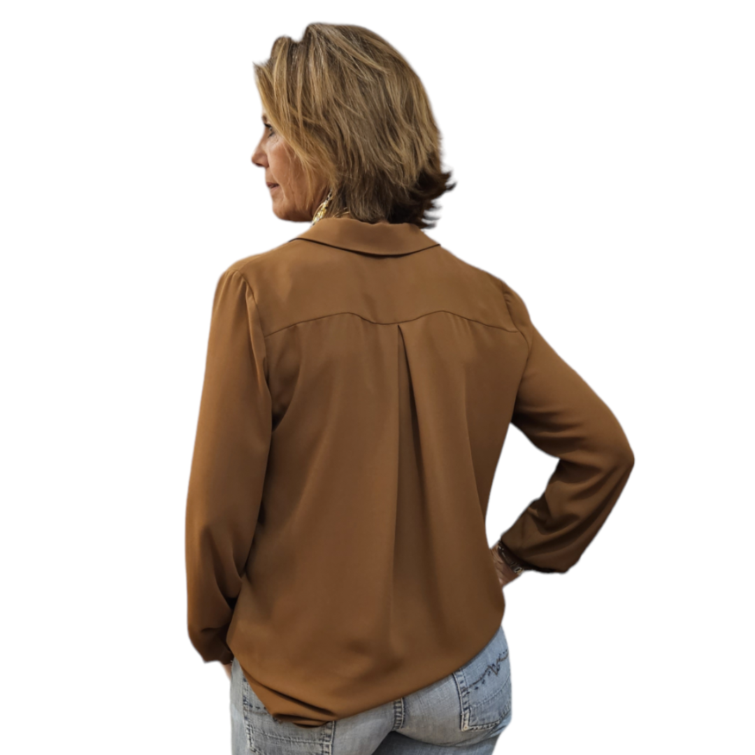 Camisa CANNES Cognac