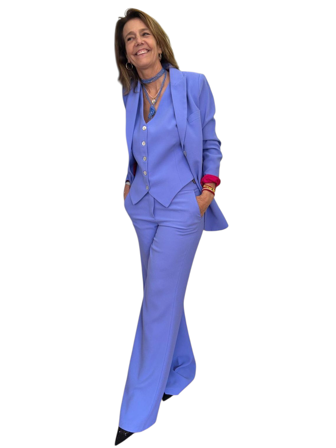 Blazer Suits Azul lavanda