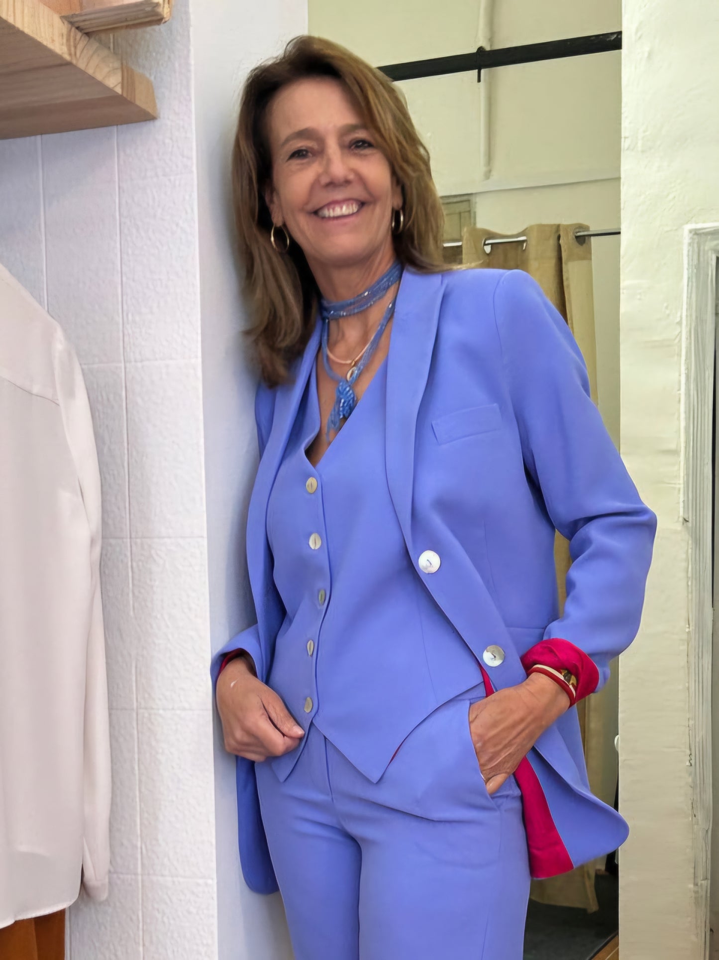 Blazer Suits Azul lavanda
