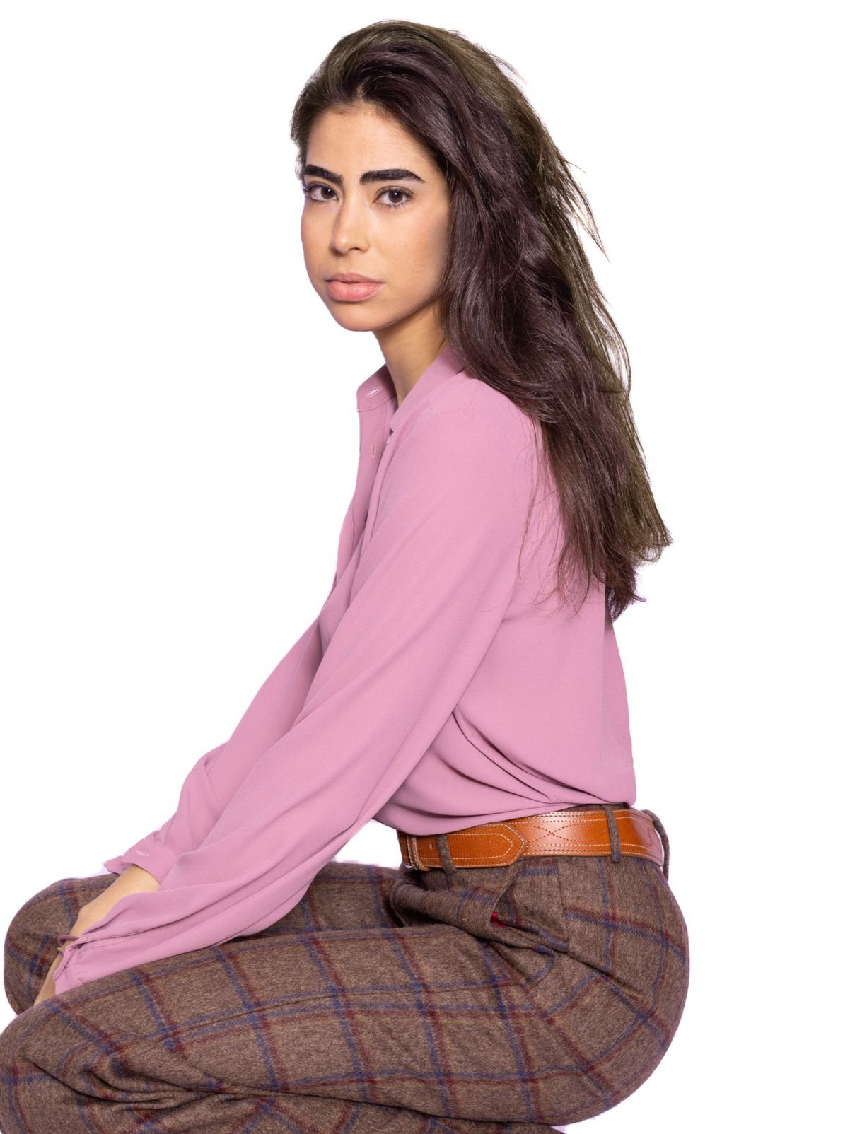 Camisa CANNES Rosa malva