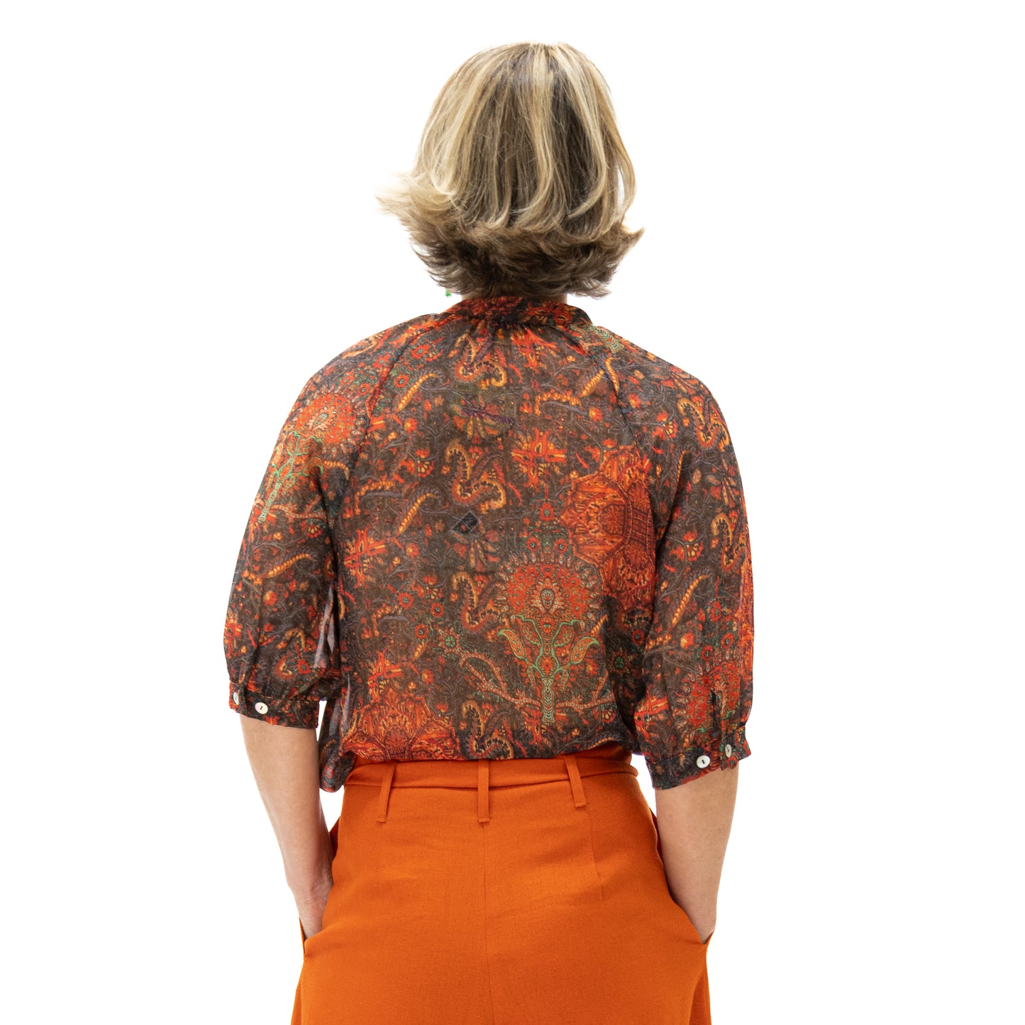 Camisa VELVET ETRO Teja