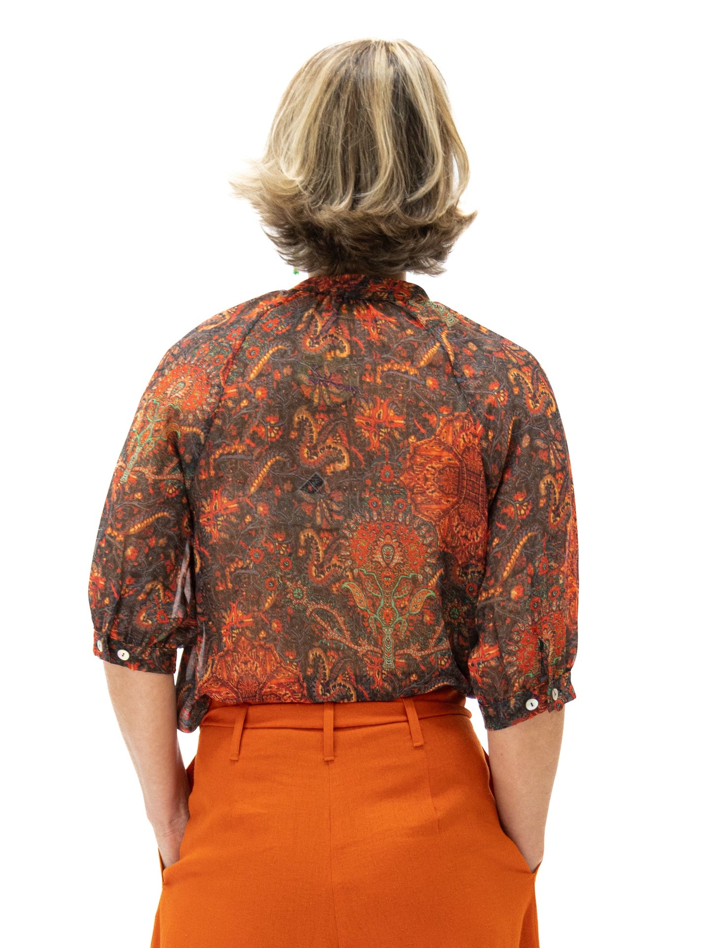 Camisa VELVET ETRO Teja