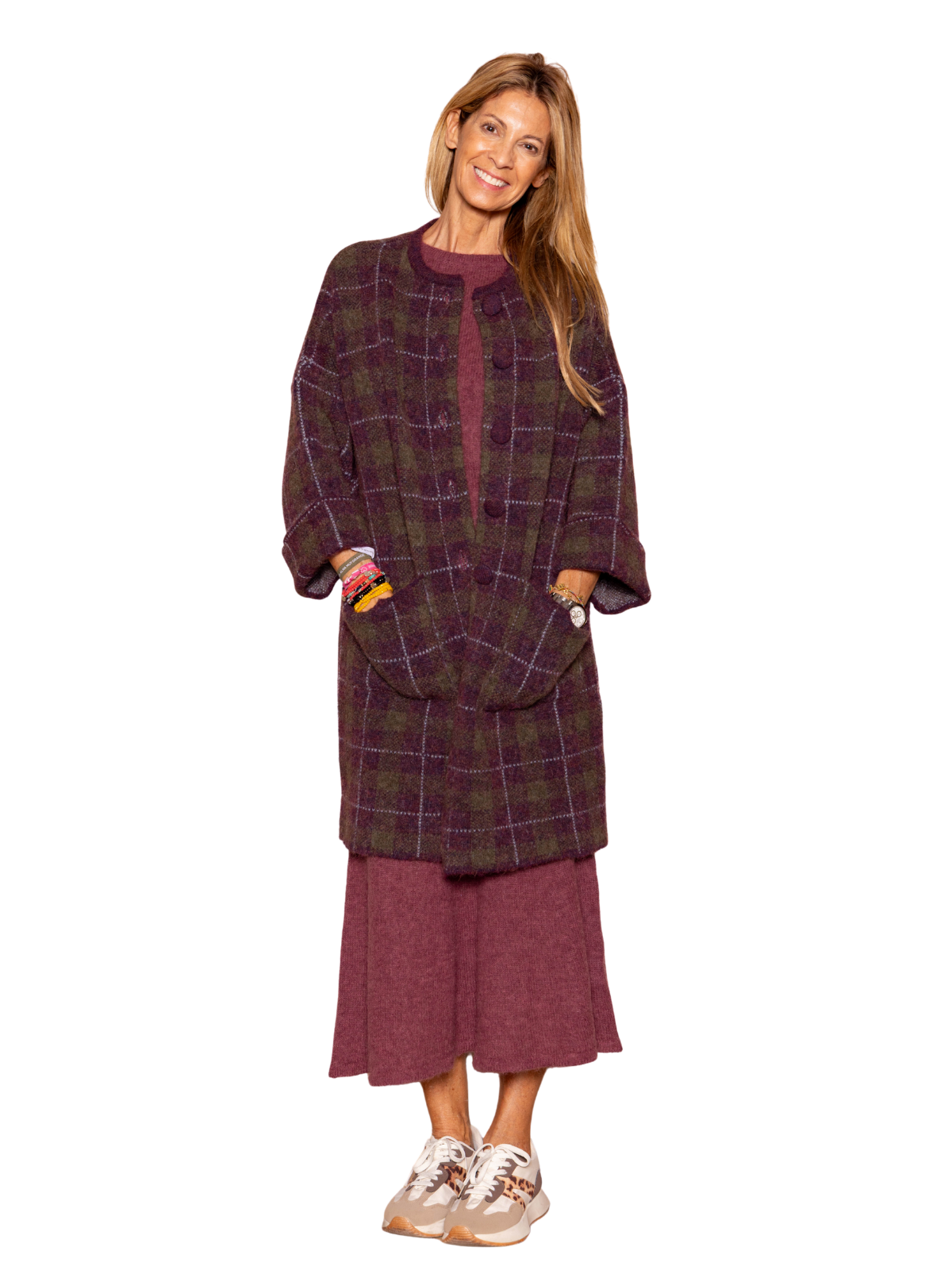 Abrigo punto oversize