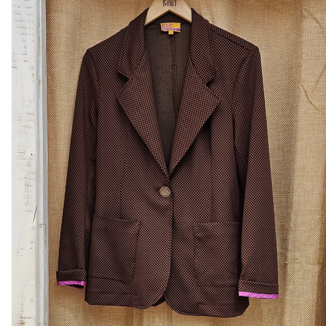 Blazer punto Teja