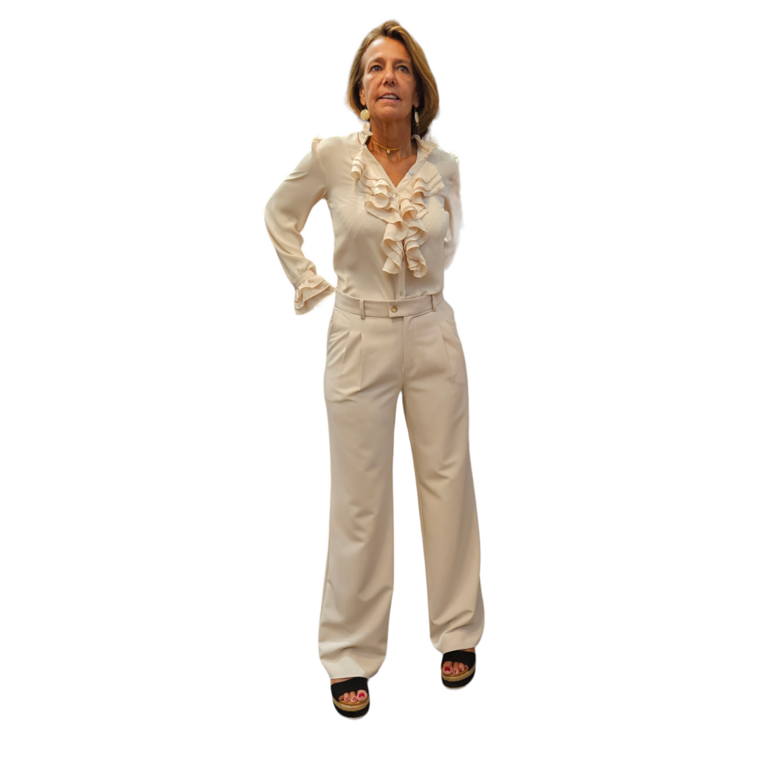 Pantalón COTONER Beige