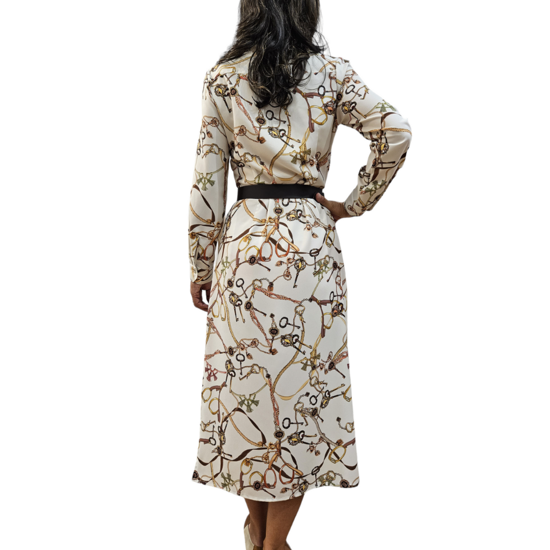 Vestido Hermés Blanco