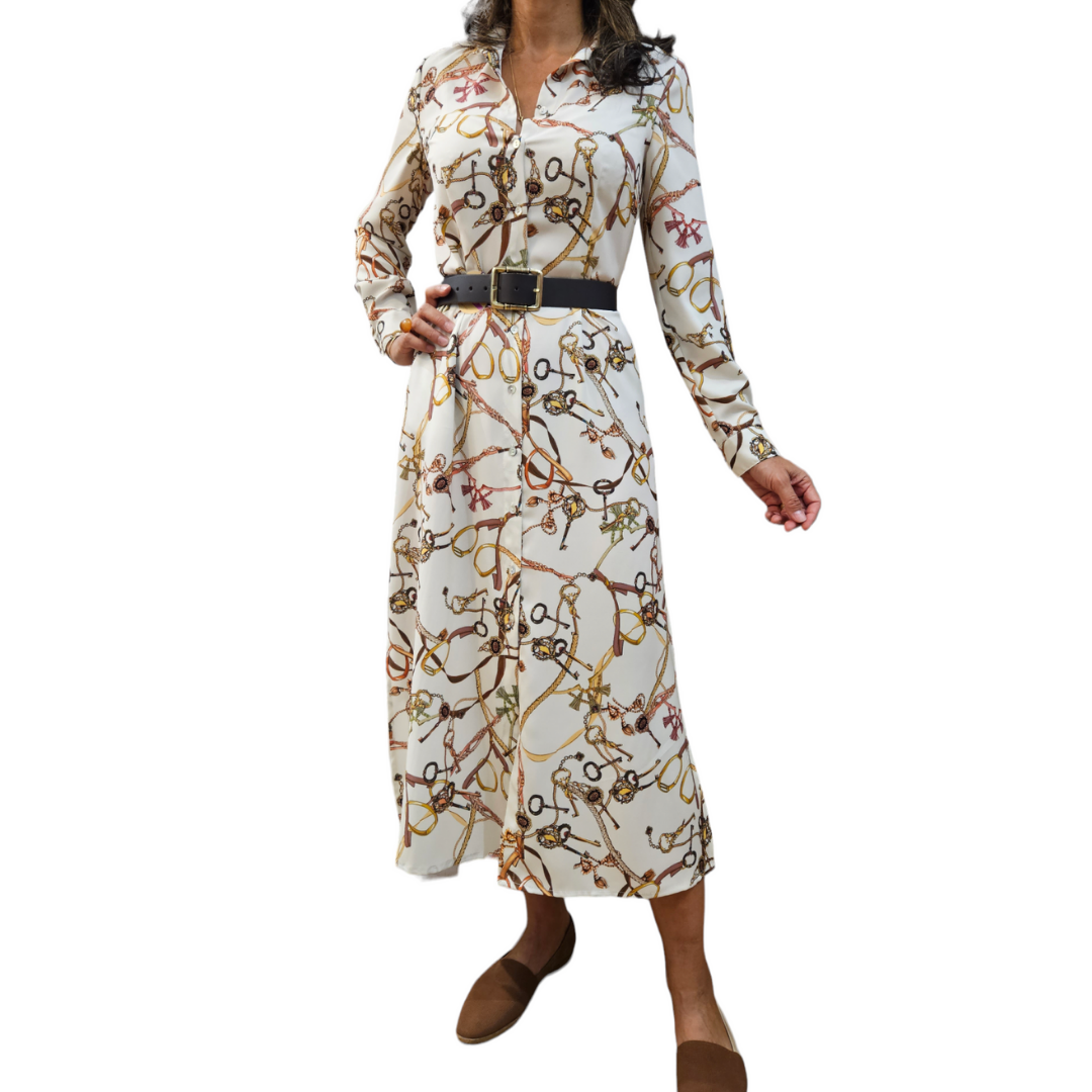 Vestido Hermés Blanco