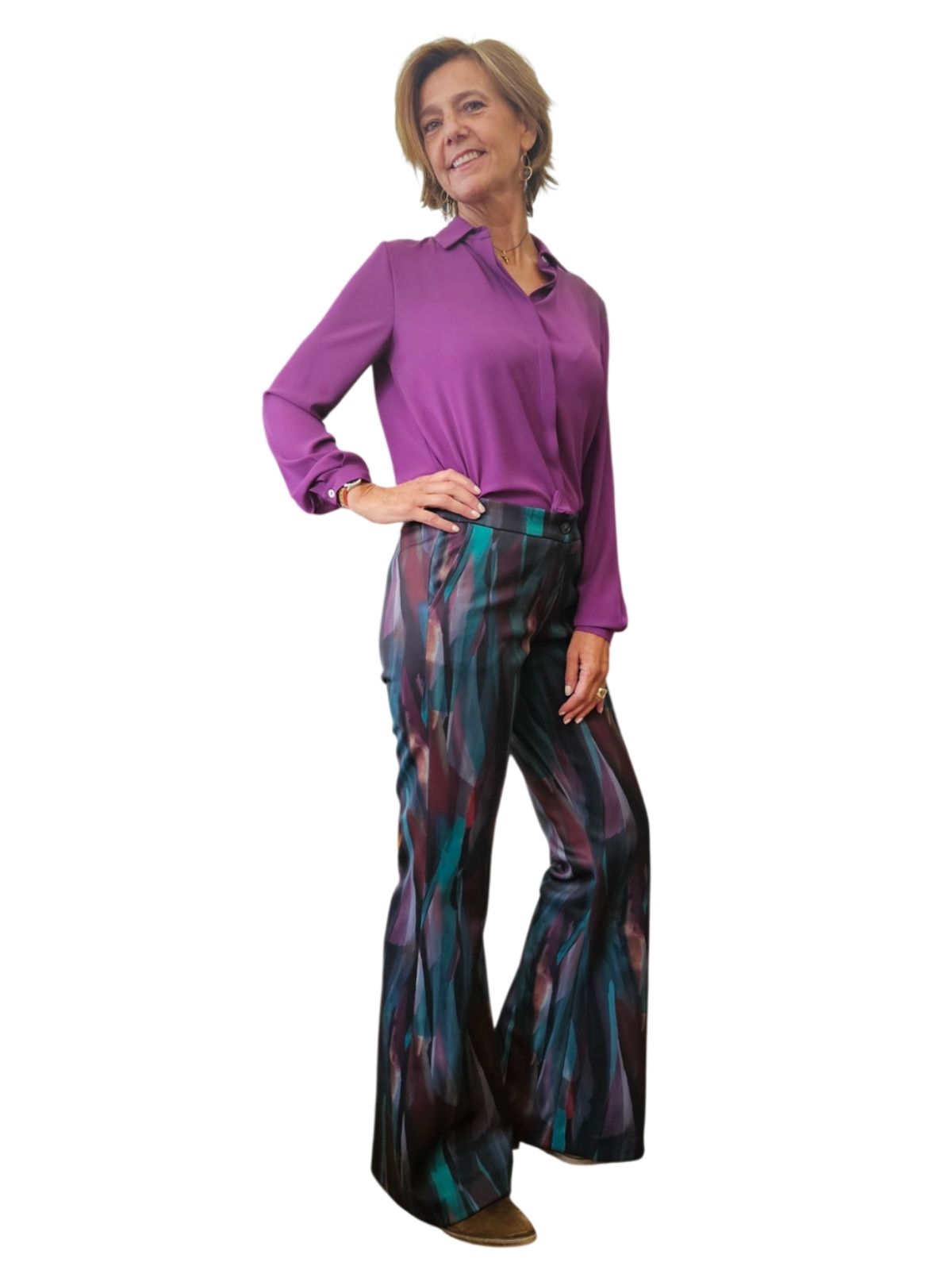 Pantalón Bell estampado