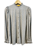 Camisa LAURA Gris lúrex rosa