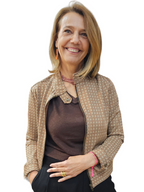 Bomber estampada marrón