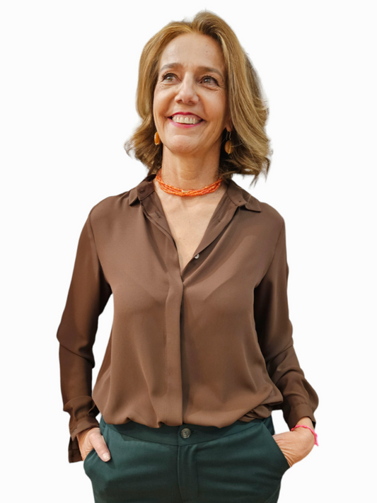 Camisa CANNES Marrón