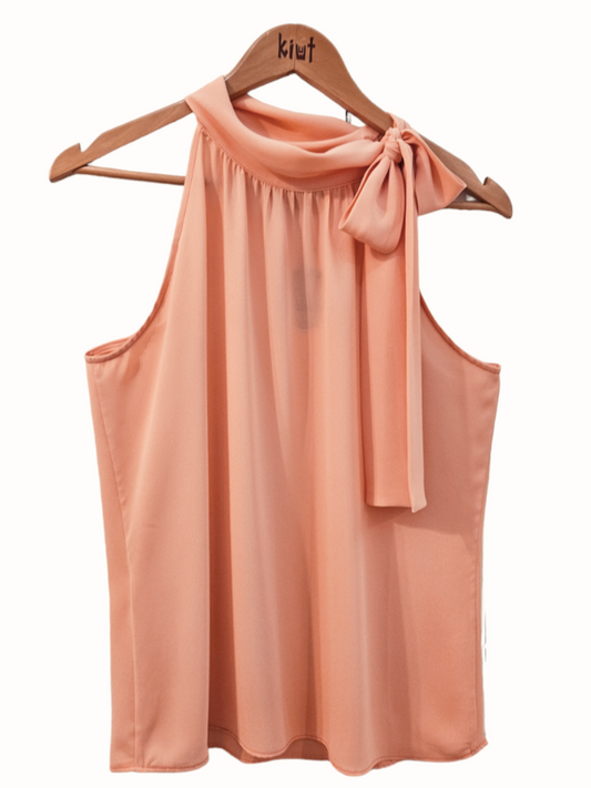 Top halter melocotón