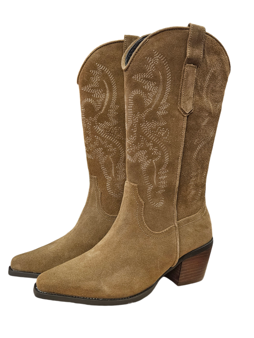 Botas cowboy Beige