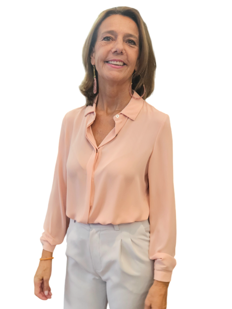 Camisa CANNES Rosa antiguo