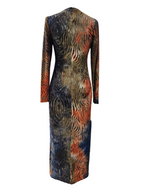 Vestido DuatoAzul/Naranja