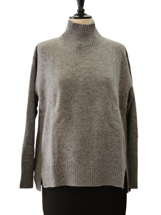 Jersey cuello alto Gris