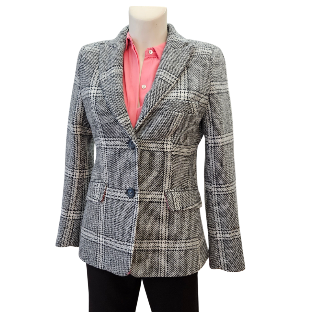 Blazer Suits cuadros Gris