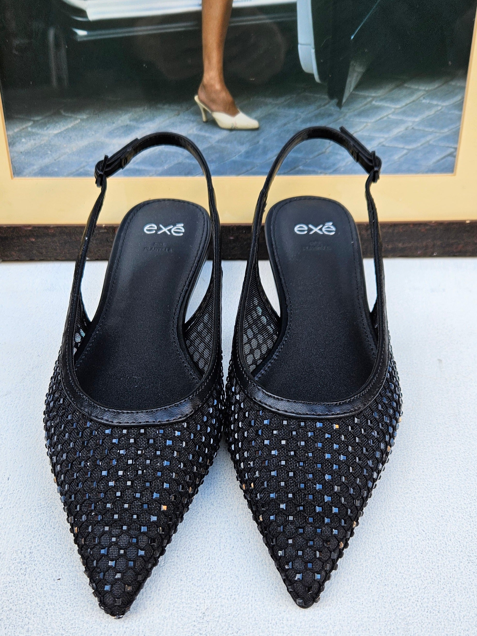 Bailarinas con strass Negro