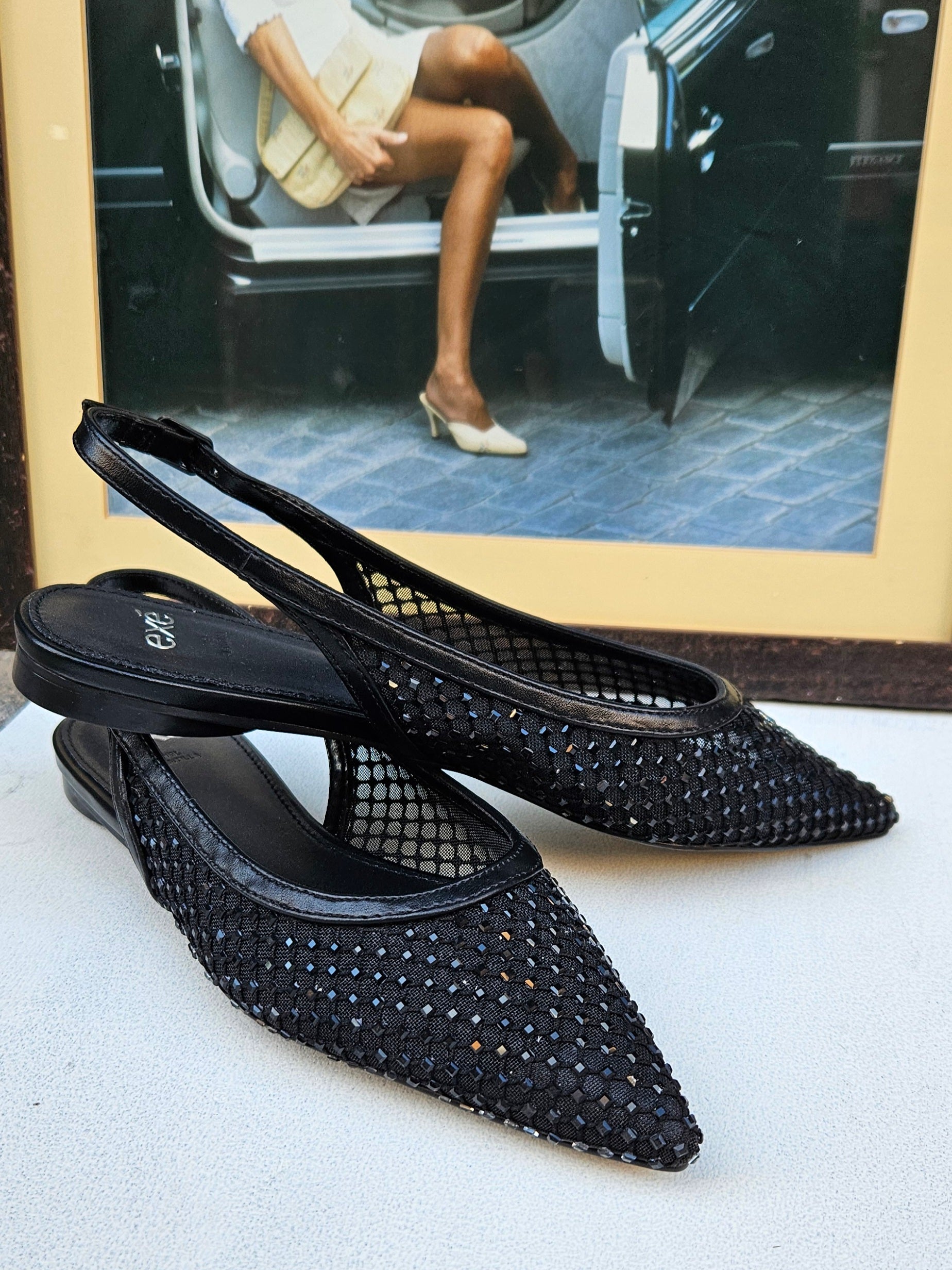 Bailarinas con strass Negro