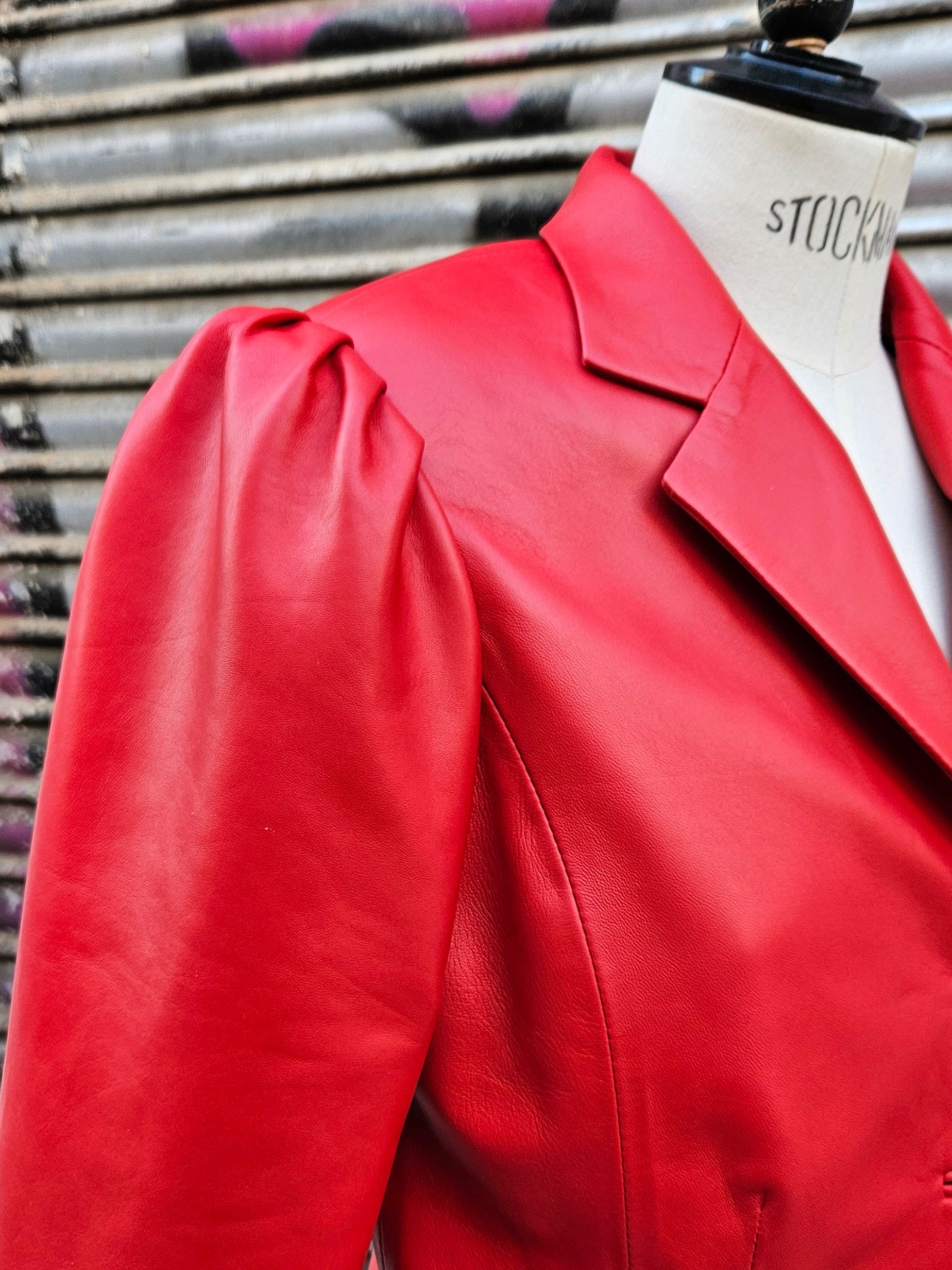 Chaqueta Royal PIEL Rojo
