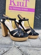 Sandalias plataforma Negro