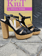 Sandalias plataforma Negro