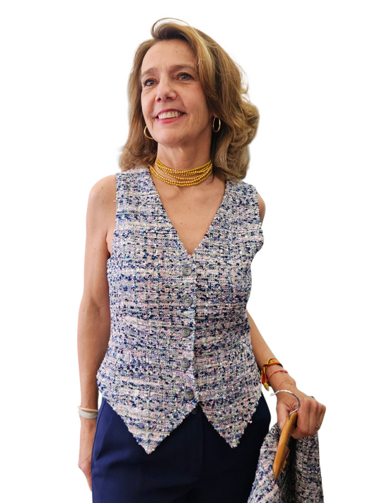 Chaleco Man Azul chanel