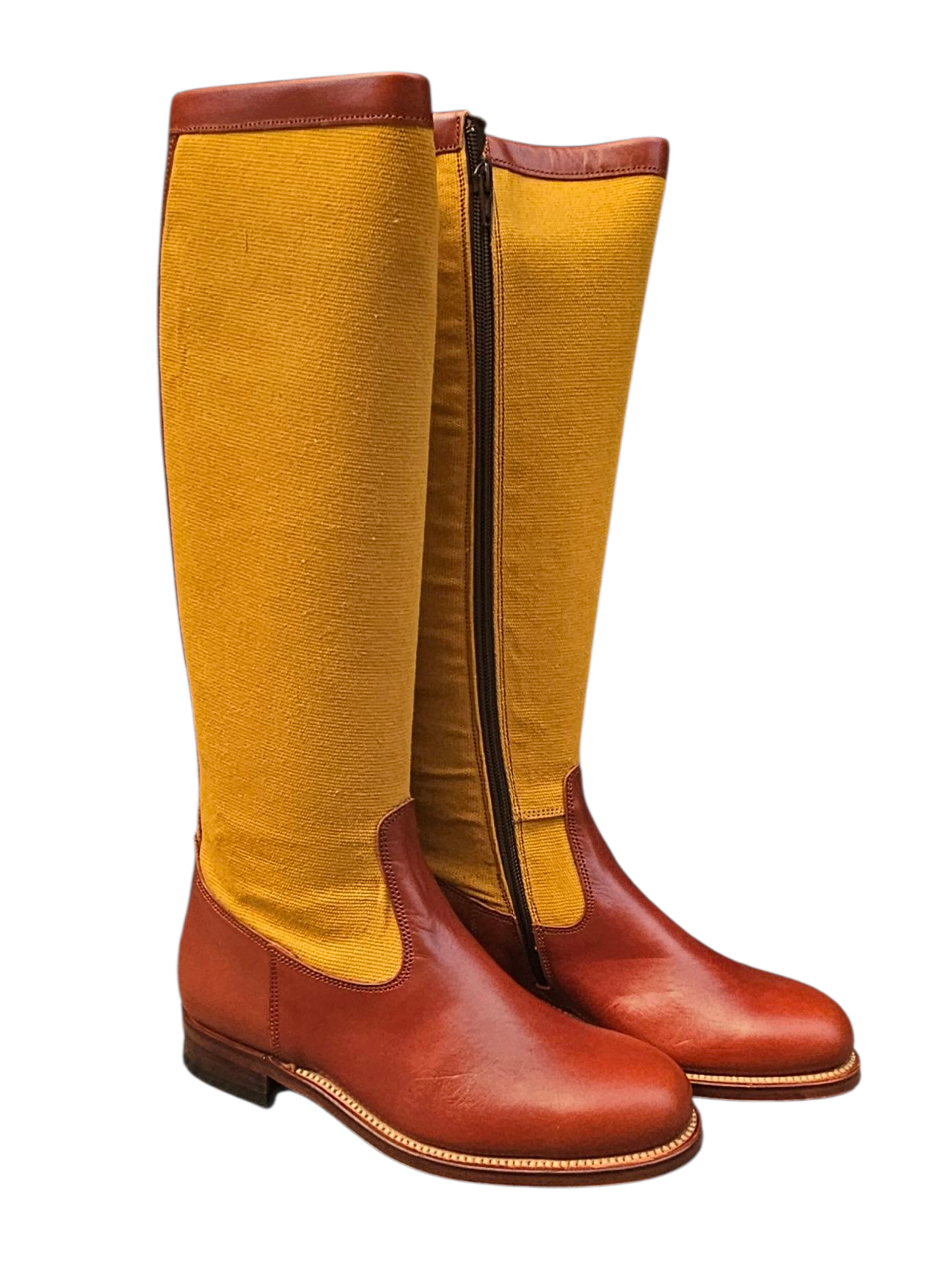 Botas bicolor