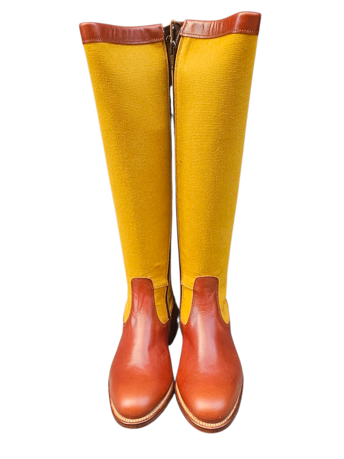 Botas bicolor