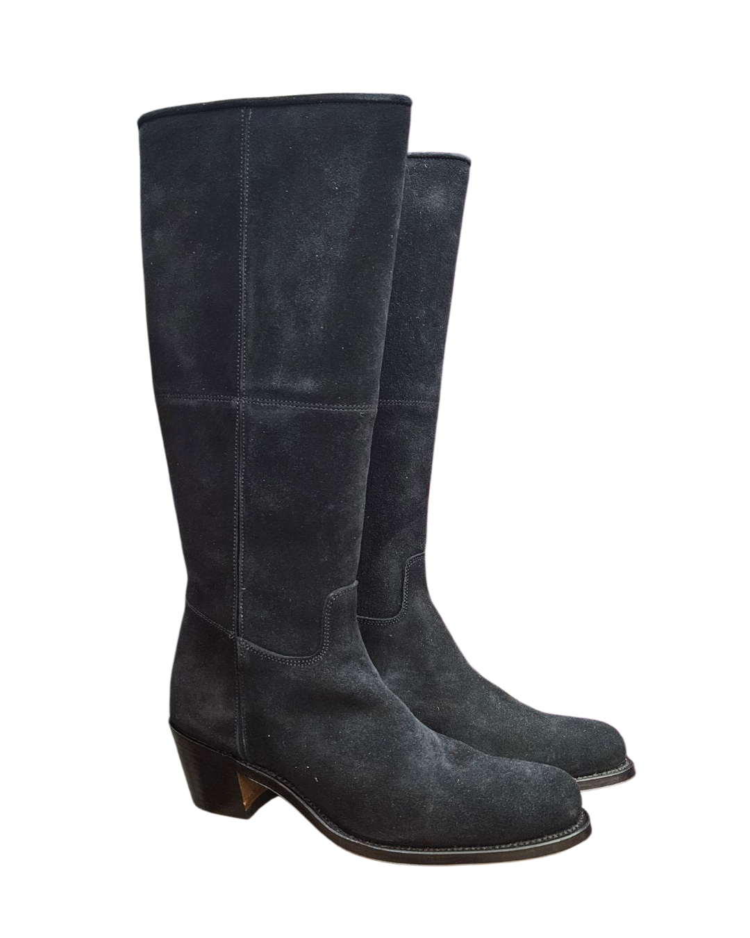 Botas de ante negro