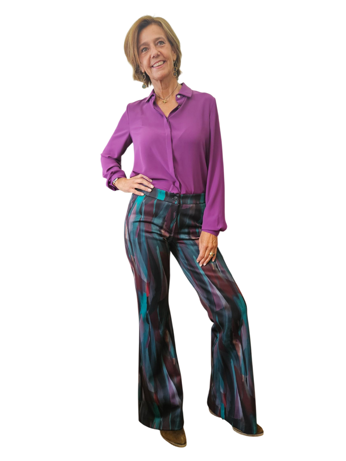 Pantalón Bell estampado