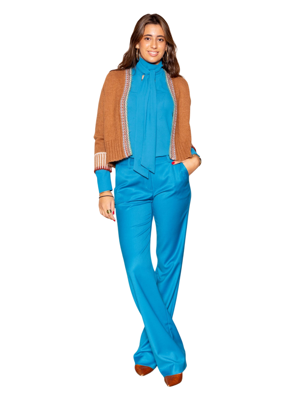 Pantalón Paris Azul pavo