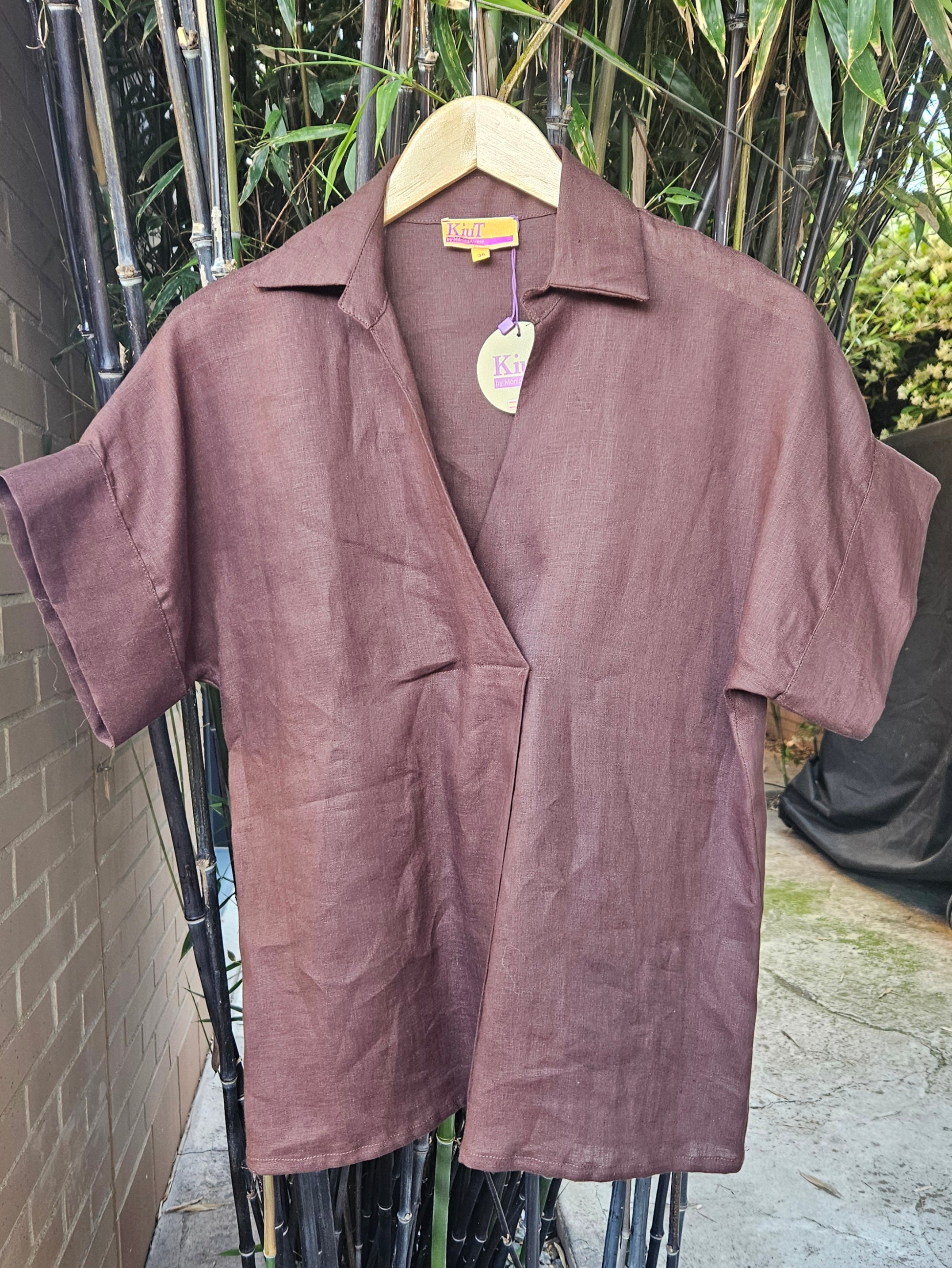 Camisa Kenia marrón