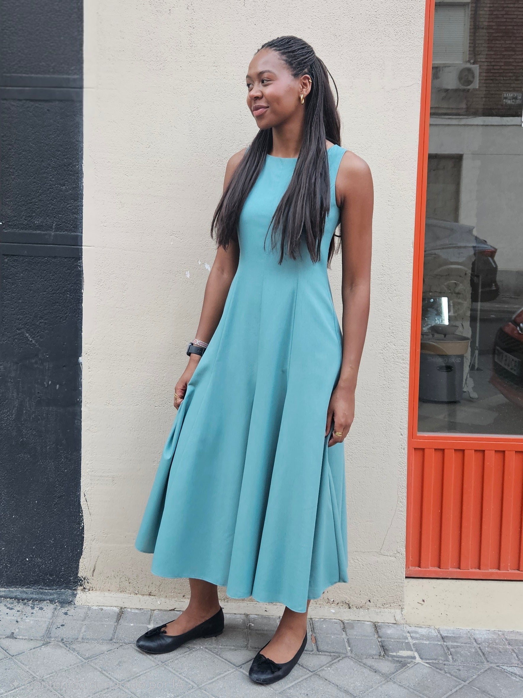 Vestido Toscana azul