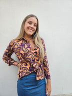 Camisa FRIDA salmón