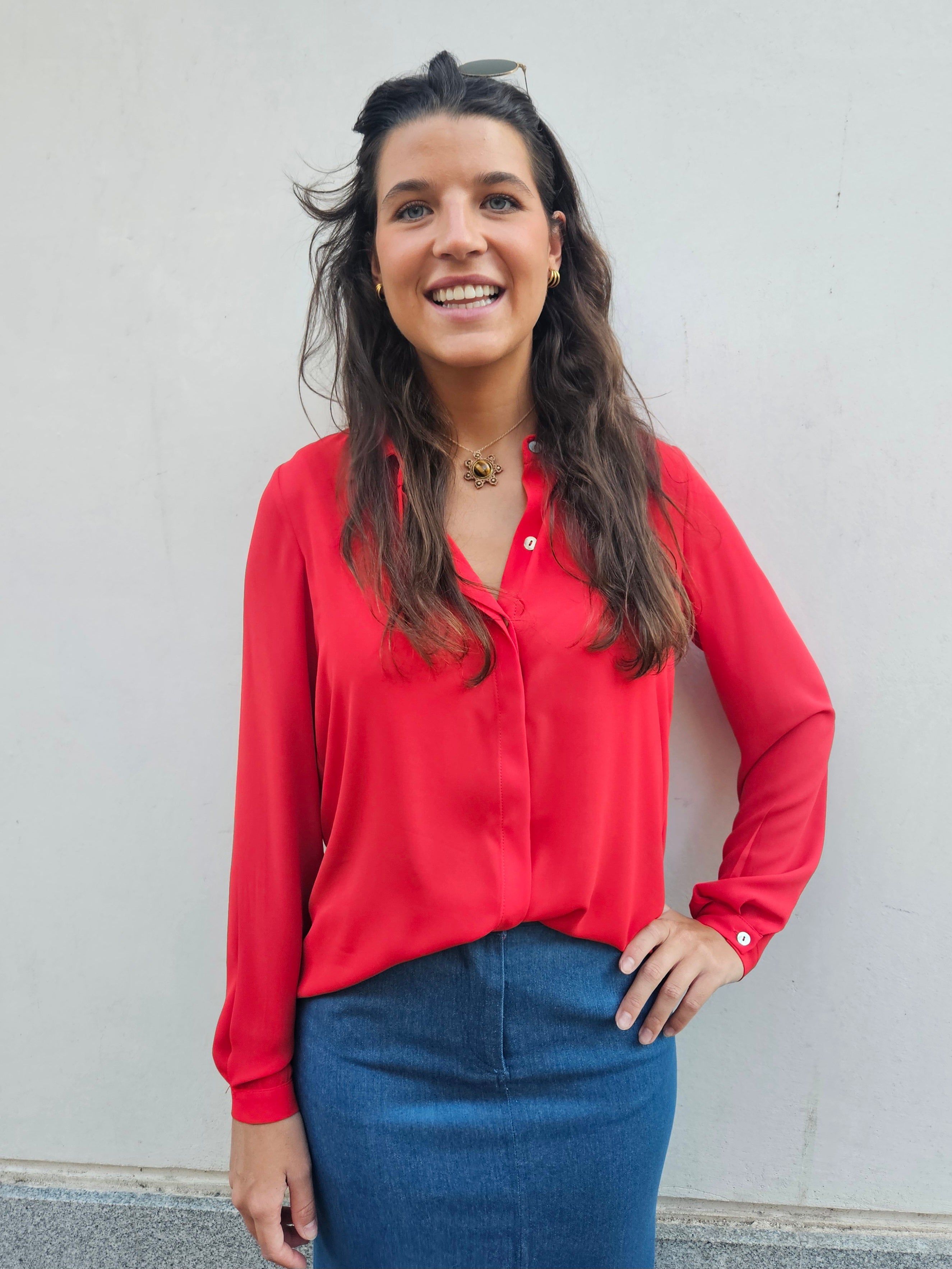 Camisa CANNES Rojo Valentino