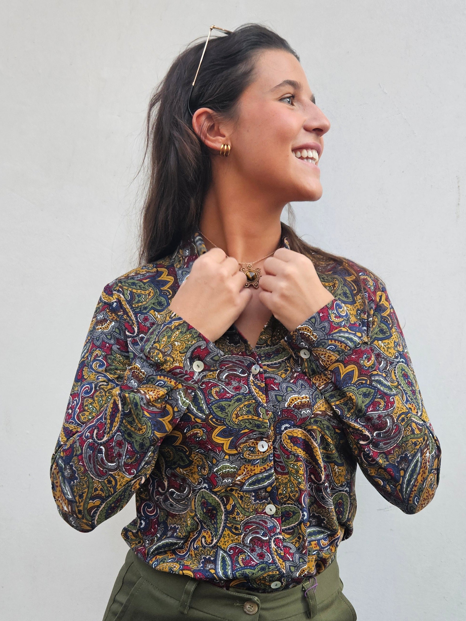 Camisa Frida verde