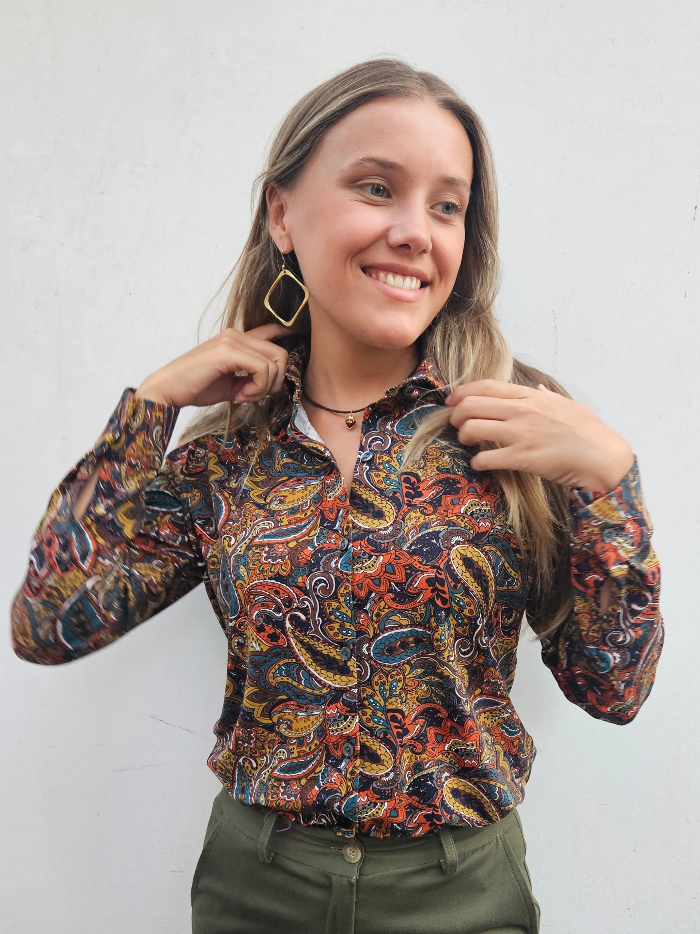 Camisa FRIDA marrón