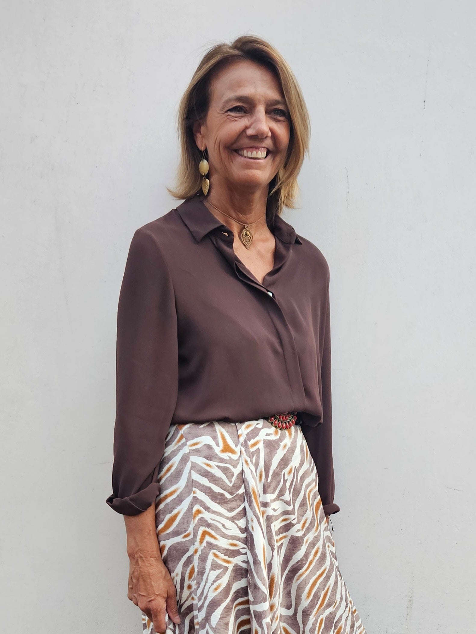 Camisa CANNES Marrón