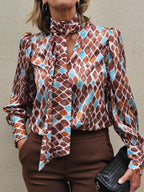 Camisa LAZO PRINT marrón