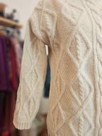 Jersey cuello vuelto crudo