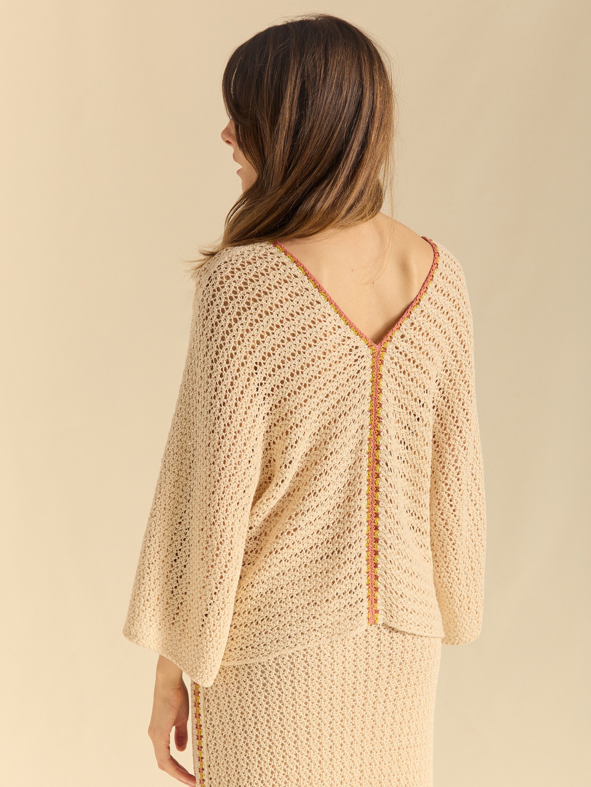 Jersey de punto calado