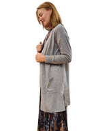 Chaqueta larga Gris