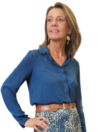 Camisa CANNES azul petróleo